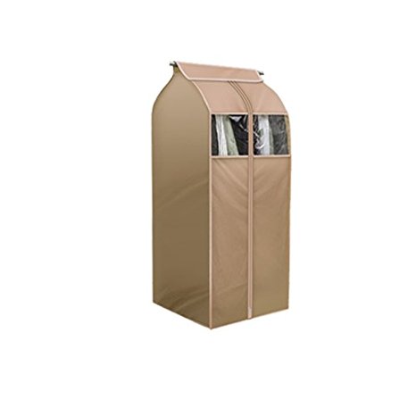 TSING 1 Pack Garment Cover 420D Oxford Fabric Storage Bag-Beige-20''W*23''D*43''H