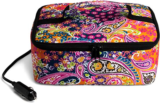 Hot Logic Food Warming Tote 12V, Lunch, Paisley