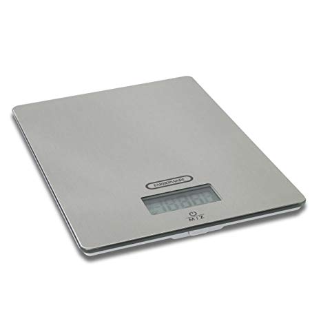 Farberware Professional Stainless Steel Digital Kitchen Scale, Gray