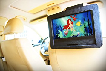 2015 Premium High Quality Heavy Duty Car Headrest & Airplane Tray Table Mount Holder for 9" Portable DVD players