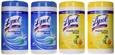 Lysol Disinfecting Wipes Pallet, Lemon Lime and Ocean Fresh, 81.2 Ounce