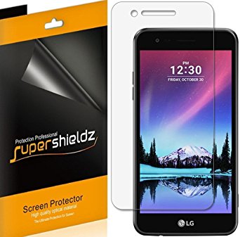 [6-Pack] Supershieldz For LG Fortune / LG "Rebel 2" LTE 4G Screen Protector, Anti-Bubble High Definition Clear Shield -Lifetime Replacements Warranty