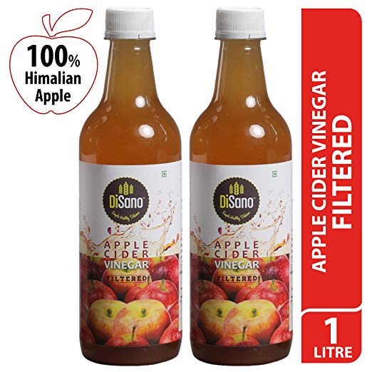 DiSano Apple Cider Vinegar, Filtered- 500 ml (2 x 500ml)