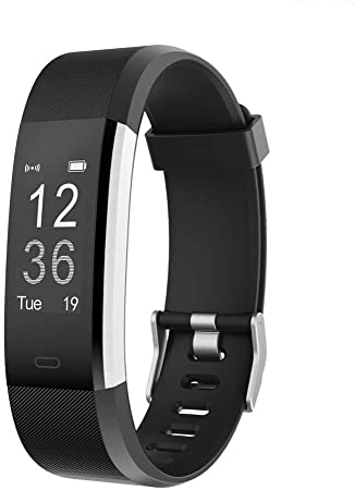 LETSCOM Fitness Tracker HR, Activity Tracker Watch with Heart Rate Monitor, IP67 Waterproof Smart Bracelet with Step Counter, Calorie Counter, Pedometer Watch for Women and Men, Kids