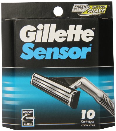 Gillette Sensor Cartridges 10 Count