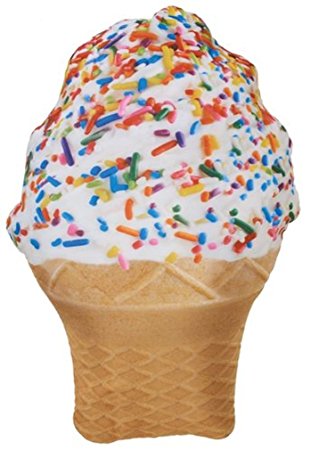 iscream Summer-Time Sweets Soft Serve with Sprinkles Microbead Pillow
