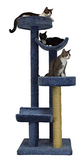 Molly and Friends Four-Tier Scratching Post Furniture
