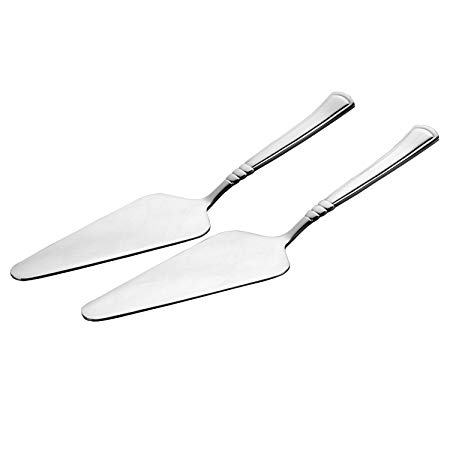 IMEEA 2-Piece Heavy Stainless Steel Cakes Pie Server; Set of 2 (2, 9inch)