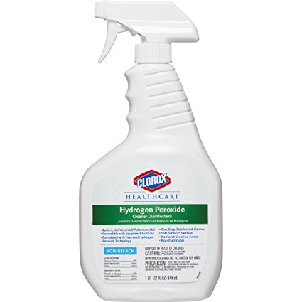 Clorox Healthcare Hydrogen Peroxide Cleaner Disinfectant, Spray, 32 Ounces (30828)
