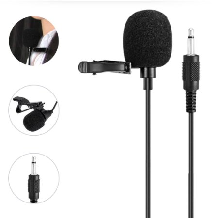WinBridge Portable Collar clip Microphone 3.5mm Audio Compatible with All WinBridge Voice Amplifiers
