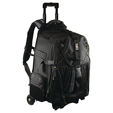Ape Case Pro Digital SLR and Video Camera Convertible Rolling Backpack (ACPRO4000)