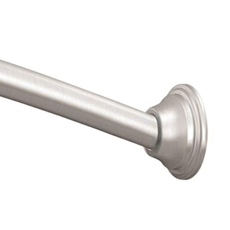 Moen DN2132BN Adjustable Curved Shower Rod, Brushed Nickel CURVED 57-60 in.