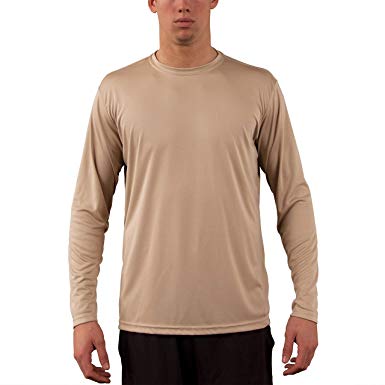 Vapor Apparel Men's Made in USA UPF 50  UV/Sun Protection Long Sleeve T-Shirt