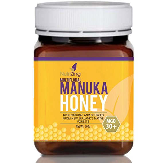 NutriZing’s Manuka Honey 30+ ~ 100% Pure Essential Honey ~ Made in New Zealand ~ 500g