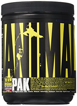 Universal Nutrition Animal Pak Sports Multivitamin Supplement Powder, Cherry Berry, 369 Grams