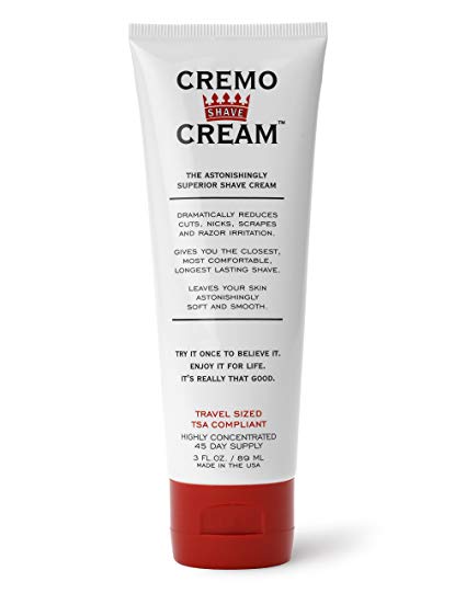 Cremo Astonishingly Superior Shave Cream, 3 Fluid Ounce (Pack of 6)