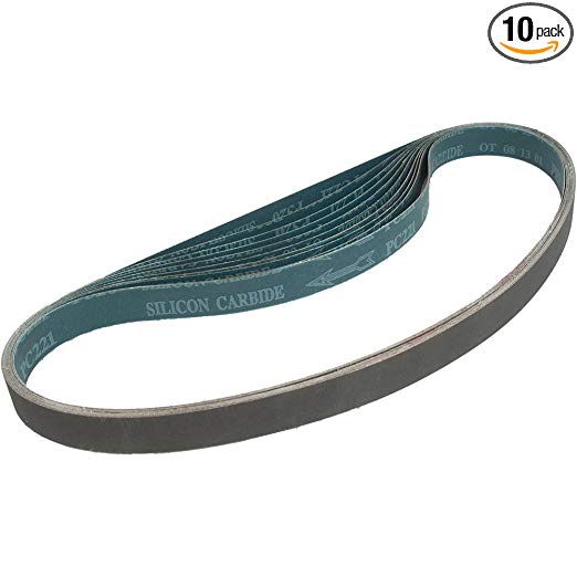 1x42 - 400 Grit 10 Pack - Silicon Carbide Sanding Belts