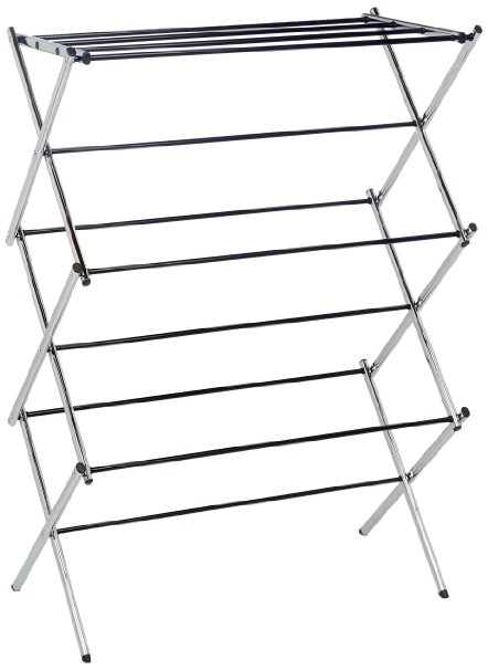 AmazonBasics Foldable Drying Rack - Chrome