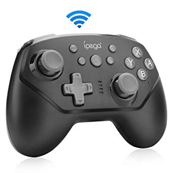 BicycleStore Pro Controller for Nintendo Switch, Wireless Compatible Controller Game Gamepad Bluetooth Remote Joypad Joystick with Turbo, Gyro Montion and Vibration Function (Black)