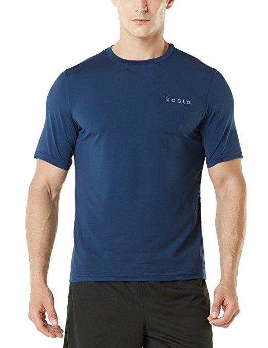 Tesla Men's HyperDri Short Sleeve T-Shirt Athletic Cool Running Top MTS04/MTS03