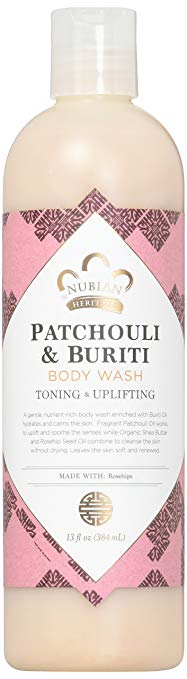 Nubian Heritage Patchouli & Buriti Body Wash, 13 Ounce