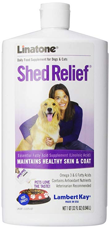 Lambert Kay Linatone Shed Relief Skin/Coat Liquid Supplement for Dog/Cat