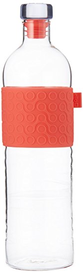 Ello Percy BPA-Free Glass Water Bottle with Stopper, 22-Ounce
