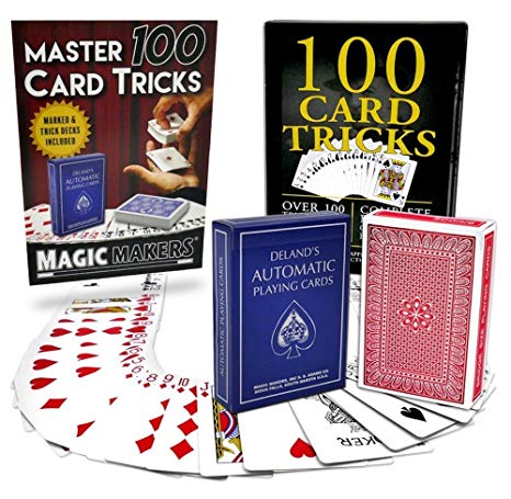 Magic Makers 100 Kit with Marked Svengali Trick Deck-Complete Course in Card Magic
