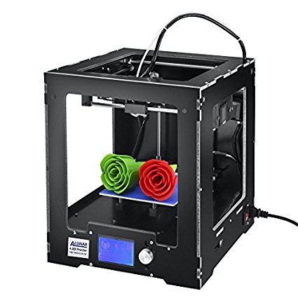 ALUNAR Desktop 3D Printer Fully Assembled Prusa i3 Upgraded Aluminum FDM 3D Printing Machine for Education/Industry/Fun