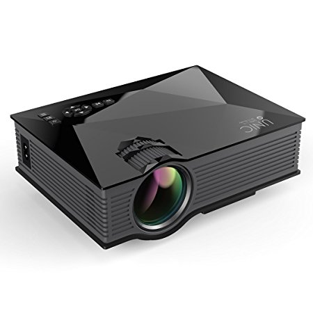 Corprit 1080P UC46 Wifi Wireless LCD LED Pro Video Projector Protable 1200 Lumens Cinema Home Theater Multimedia Projector