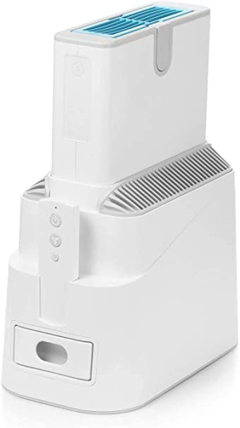SoClean Air Purifier - 3,000x More Efficient Than HEPA Standards. Eliminates Up To 99.9999% Of Airborne Allergens, Viruses, and Bacteria. Lightweight, Cordless, Portable. Perfect For Home Or Office.