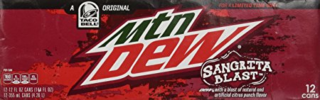 Mountain Dew Sangrita Blast 12pk Cans Citrus Punch