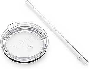 YETI Straw Lid Rambler Drinkware, Shatter-Proof and Dishwasher Safe