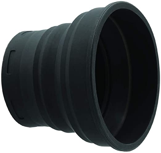 KUVRD - Universal Lens Hood - Fits 99% of Lenses, Holds 99% of Circular Filters, Fits 54mm-76mm, Single - (Small)