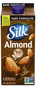 Silk Almond Milk, Dark Chocolate, Half Gallon, 64 oz