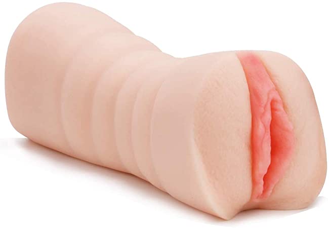 Male Masturbators,Pocket Pussy Realistic Masturbator Cup Lifelike Vaginal Oral Sex Toys for Man Masturbation (Flesh)