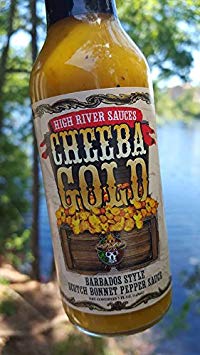 High River Sauces Cheeba Gold Barbados Style Scotch Bonnet Pepper Sauce (Single)