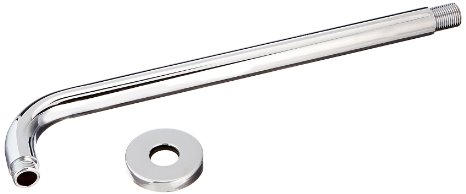 LORDEAR MS14807 Brass Shower Head Extension Arm Extender Tube Polished Chrome 14 Inch Long