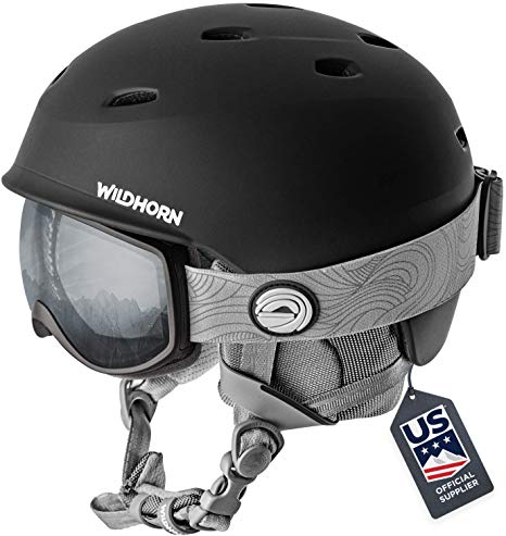 Wildhorn Spire Snow & Ski Helmet w/Goggles for Kids and Youth - ASTM Certified - US Ski Team Official Supplier