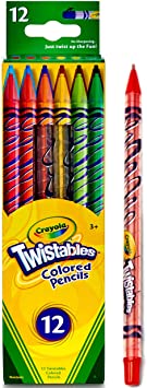 Crayola Twistables Colored Pencils, 12 Count, Assorted Colors