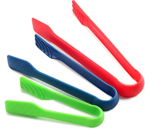 Norpro 1980 Set of Tongs, 10" x 4" x 1", Multi Colored