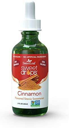 SweetLeaf Sweet Drops Liquid Stevia Sweetener, Cinnamon, 2 Ounce