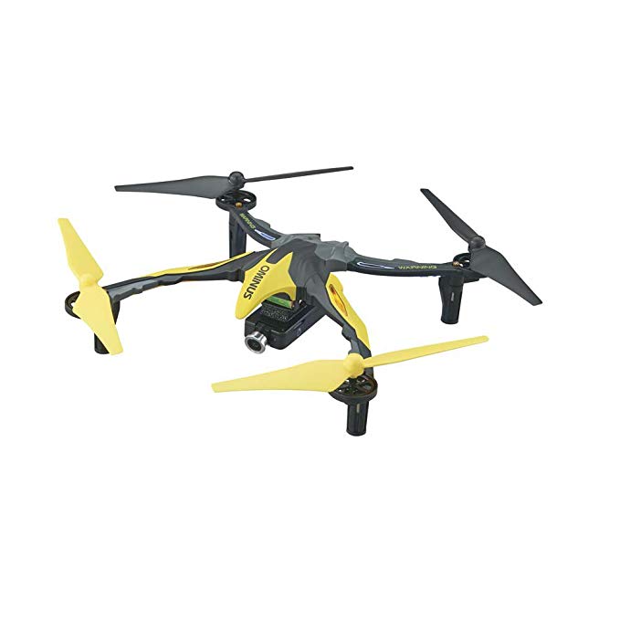 Dromida Ominus First-Person View (FPV) Unmanned Aerial Vehicle (UAV) Quadcopter Ready-to-Fly (RTF) Drone with Radio System, Batteries and USB Charger (Yellow)
