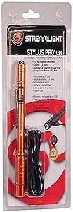 Streamlight Stylus Pro USB Rechargeable Pen Light, Orange