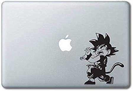 Kid Goku Kamehameha Dragonball Printed Clear Vinyl Decal Sticker Compatible with Apple MacBook Pro Air 11" 12" 13" 15" All Years Laptop Trackpad Keyboard (13” Macbook (All Models))