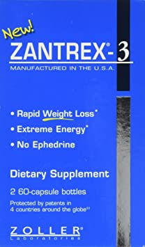 Zantrex-3 - Rapid Weight Loss Incredible Energy - 2/60 Ct. Bottles