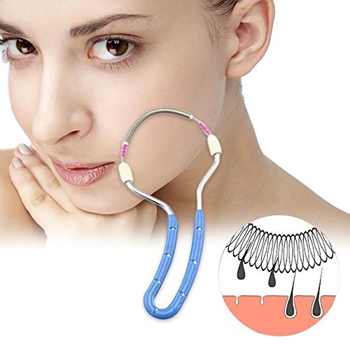 Spring Facial Hair Remover Removes hairs on the upper lip, chin, cheeks and sideburns (Epilators A)