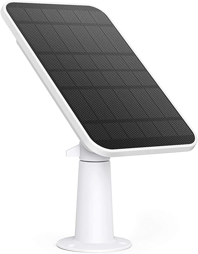 eufy security Certified eufyCam Solar Panel, Compatible with eufyCam, Continuous Power Supply, 2.6W Solar Panel, IP65 Weatherproof