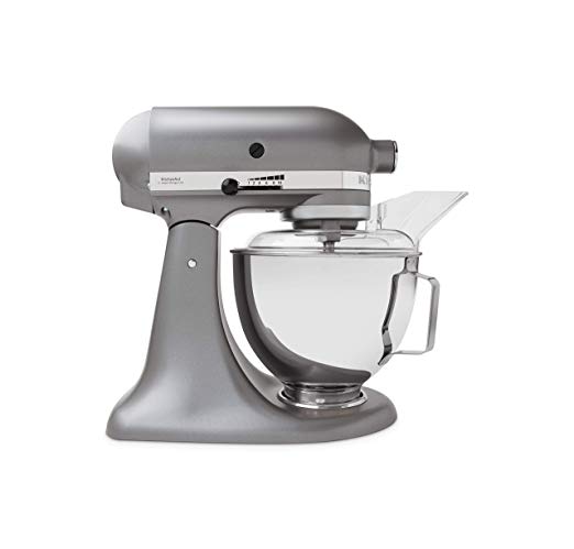 KitchenAid 5KSM45BSL Stand Mixer, Silver