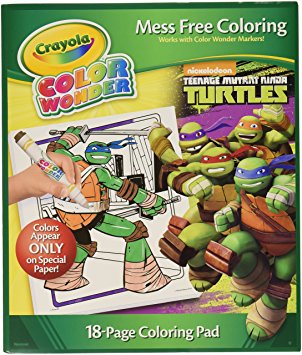 Crayola Color Wonder Coloring Pad, Teenage Mutant Ninja Turtles